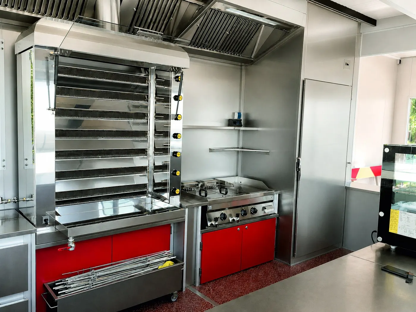 Leistungsstarker Grillbereich