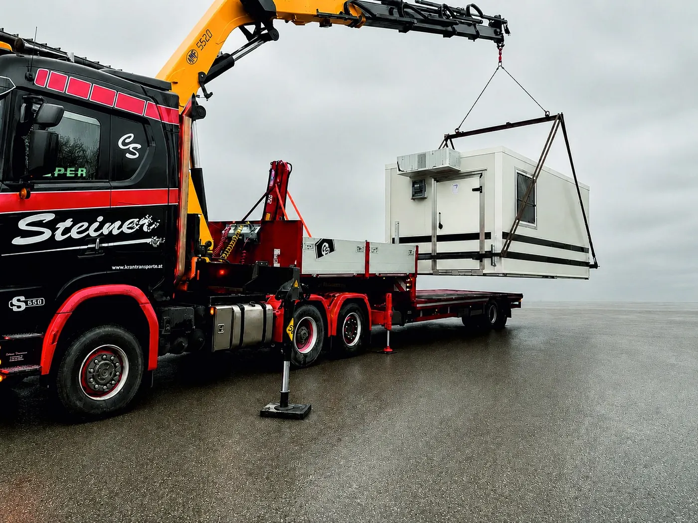 Transport und schnelle Montage