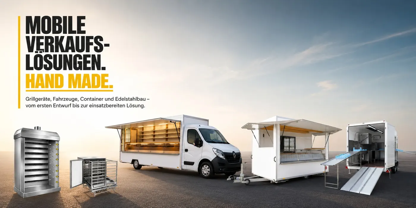 Steinmaßl – Mobile Verkaufslösungen, hand made: Verkaufsfahrzeuge, Verkaufsanhänger, Grillgeräte und Edelstahlbau