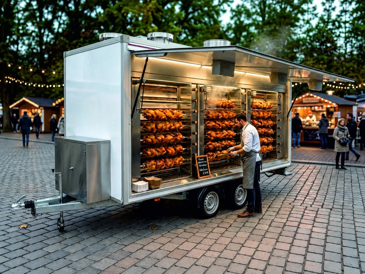 Viel Platz für Grilltechnik