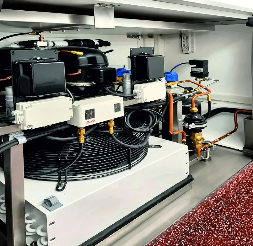 Danfoss-Twinaggregat mit zwei Kältekompressoren