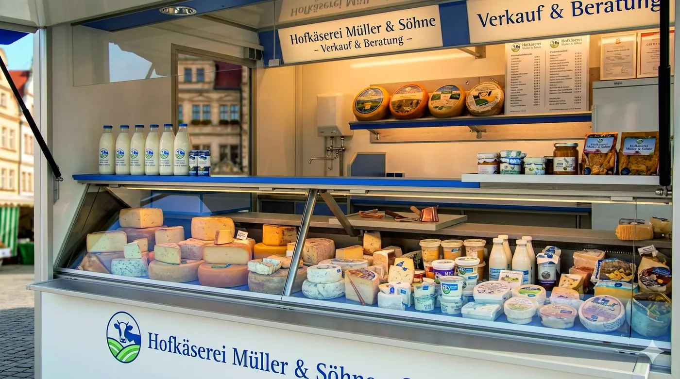 Theken- und Arbeitsbereich