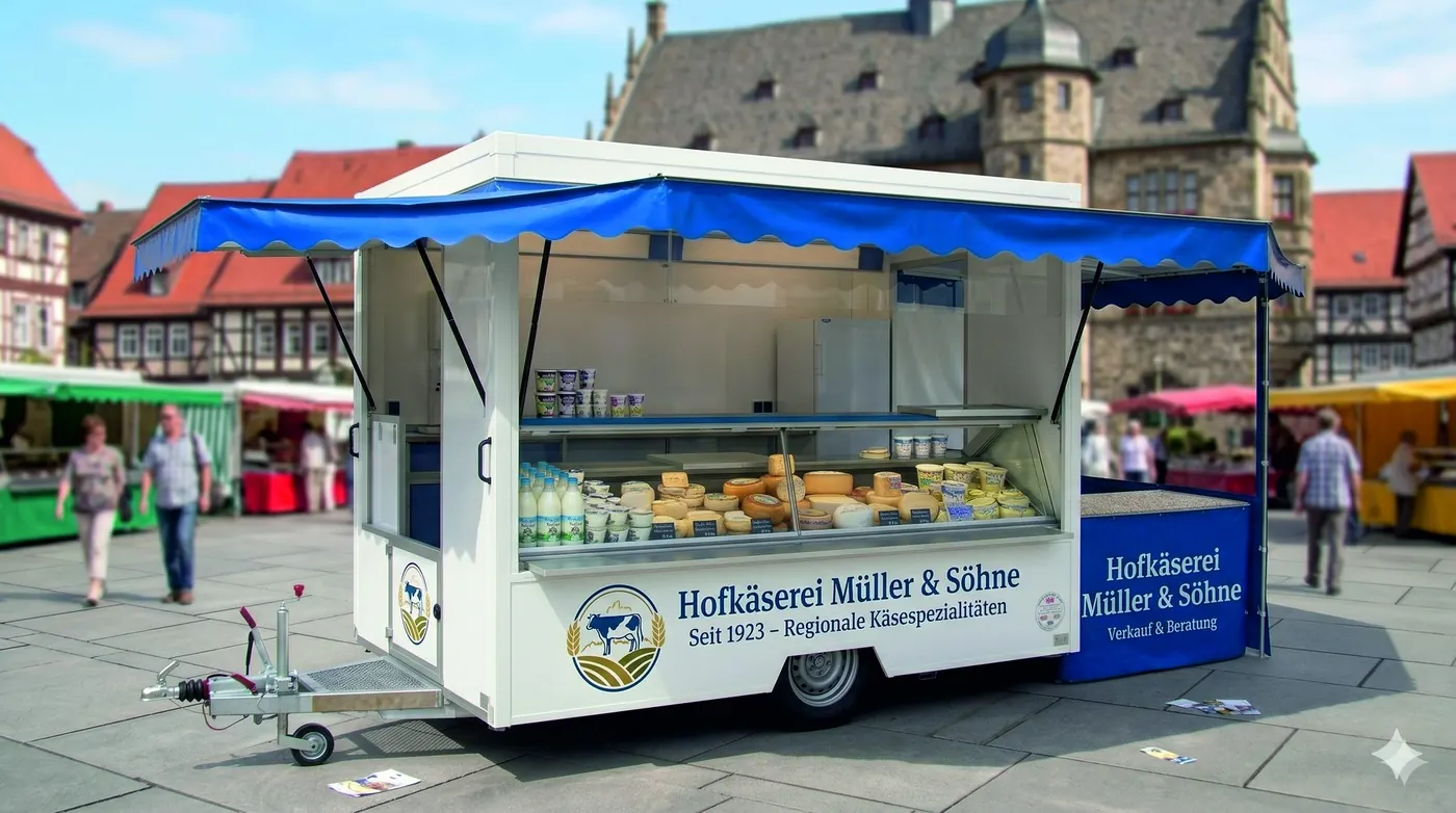Innenausbau des Kühlanhängers